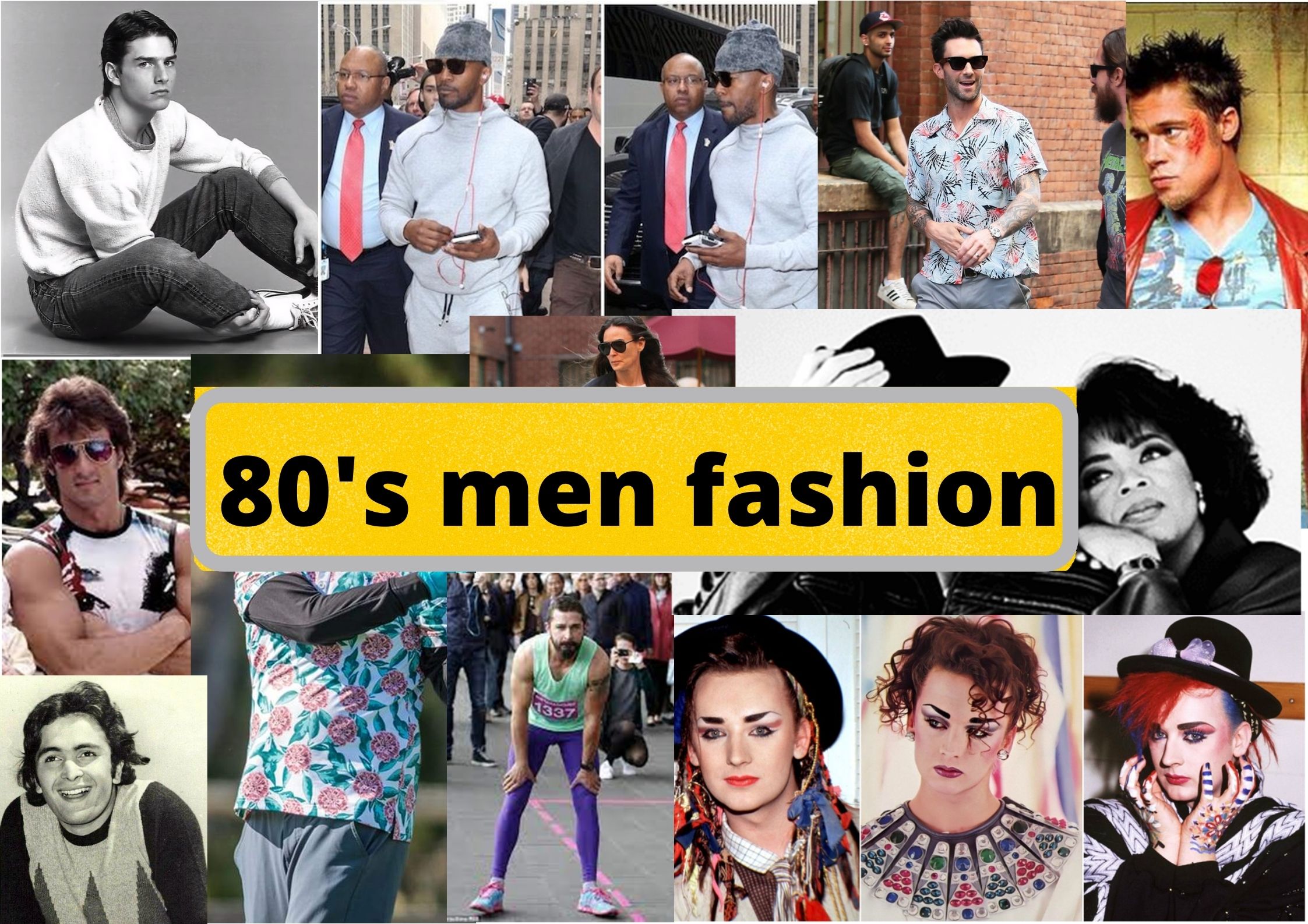 80s men fashion