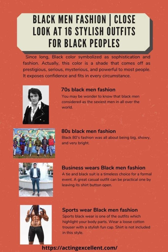 Black men fashion