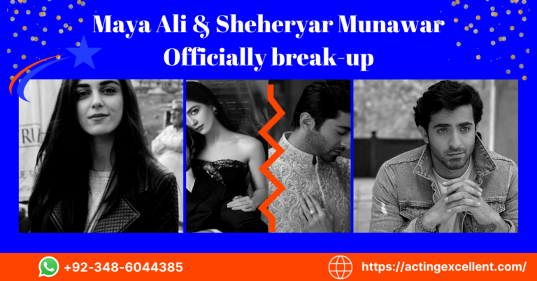 Maya Ali and Sheheryar Munawar Officially break-up
