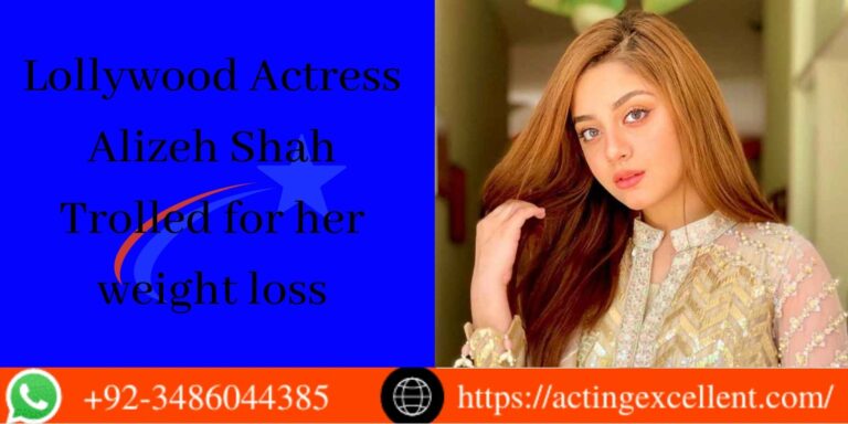 Lollywood Actress Alizeh Shah Trolled for her weight loss
