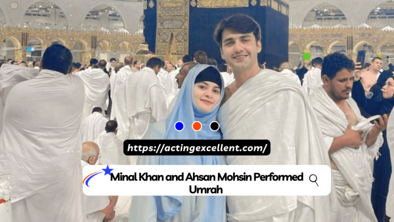 Minal Khan and Ahsan Mohsin Performed  Umrah 