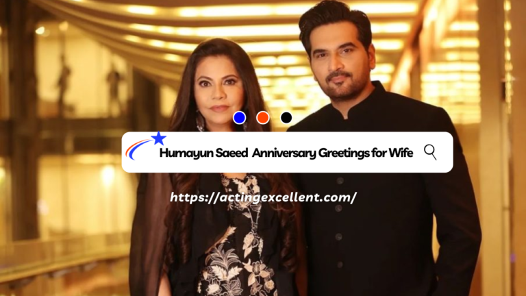 Humayun Saeed Heartwarming Anniversary Greetings for Wife Samina 