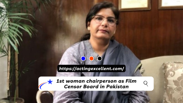 1st woman chairperson as Central Film Censor Board in Pakistan