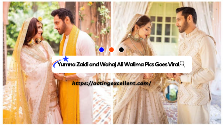 Yumna Zaidi and Wahaj Ali Walima Pics Goes Viral