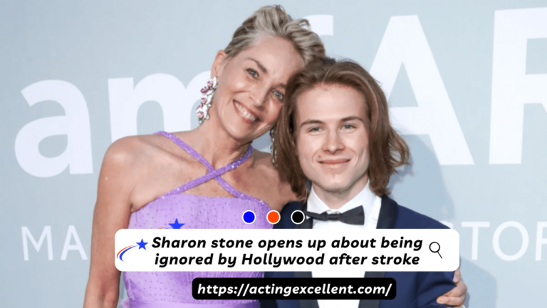 Sharon stone opens up about being ignored by Hollywood after stroke