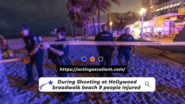 During Shooting at Hollywood broadwalk beach 9 people injured 