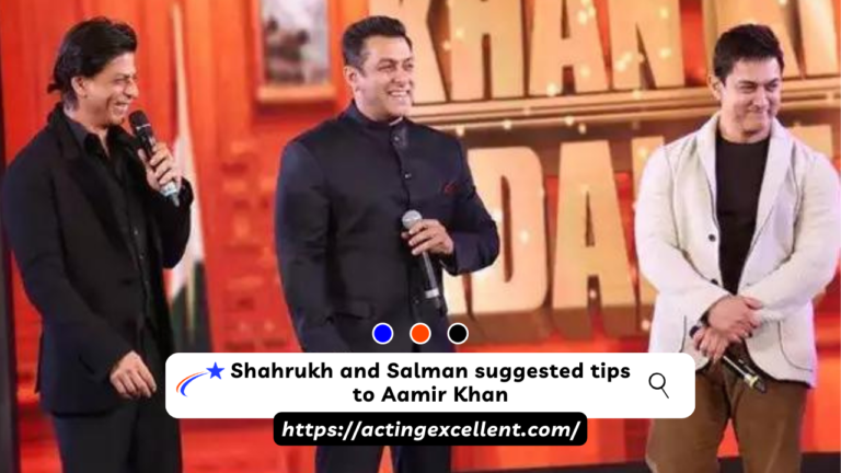 Shahrukh and Salman suggested tips to Aamir Khan for his filmy Career