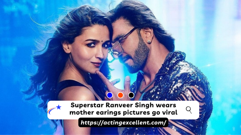 Superstar Ranveer Singh wears mother earrings pictures go viral