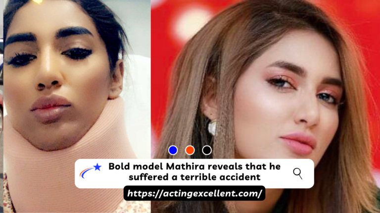Bold model Mathira reveals that she suffered a terrible accident