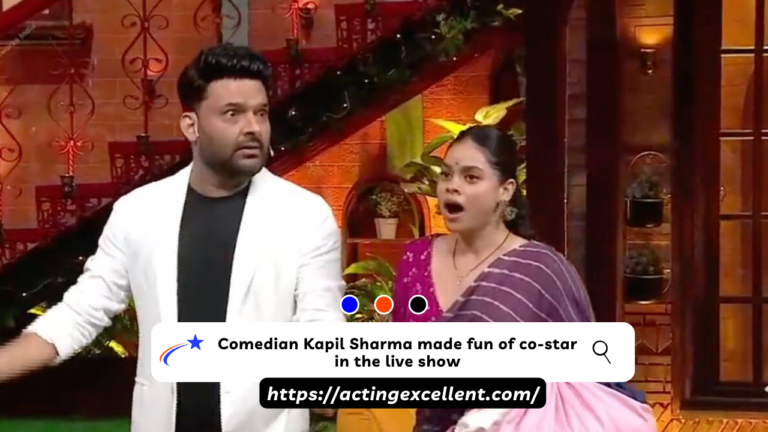 Comedian Kapil Sharma made fun of co-star in the live show