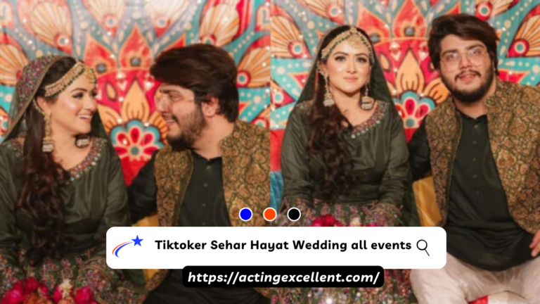 Tiktoker Sehar Hayat Wedding all events