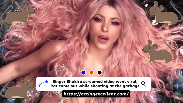 Singer Shakira screamed video went viral, Rat came out while shooting at the garbage