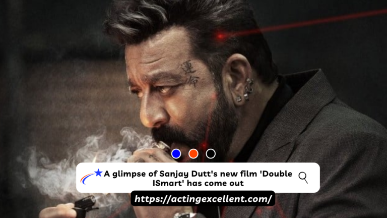 A glimpse of Sanjay Dutt new film ‘Double ISmart’ has come out