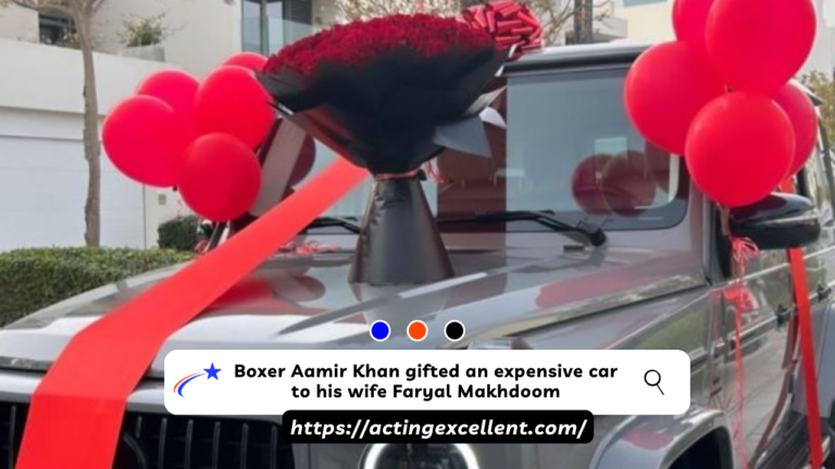 Boxer Aamir Khan gifted an expensive car to his wife Faryal Makhdoom