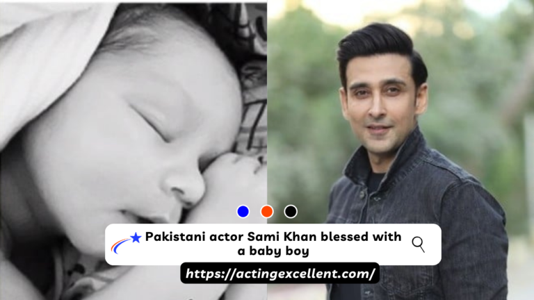 Pakistani actor Sami Khan blessed with a baby boy
