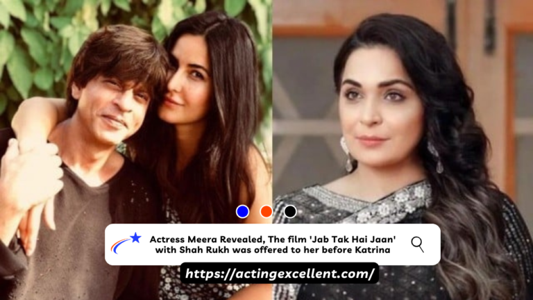 Actress Meera Revealed, The film ‘Jab Tak Hai Jaan’ with Shah Rukh was offered to her before Katrina