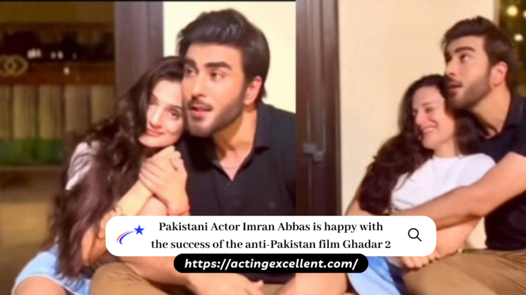 Pakistani Actor Imran Abbas is happy with the success of the anti-Pakistan film Ghadar 2