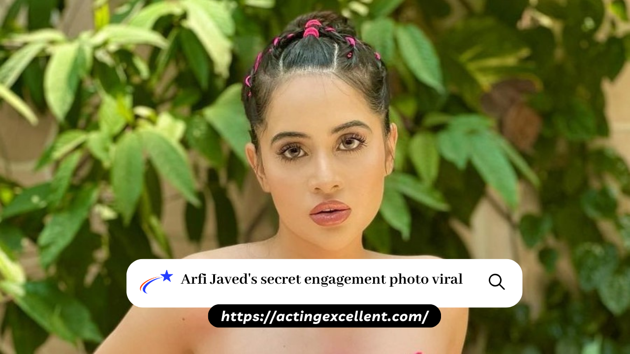 Arfi Javed's secret engagement photo viral