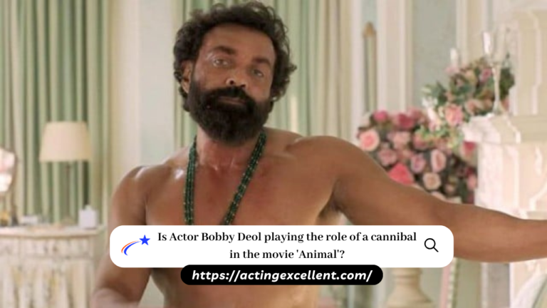 Is Actor Bobby Deol playing the role of a cannibal in the movie ‘Animal’?