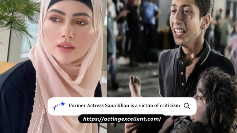 Former Actress Sana Khan is a victim of criticism