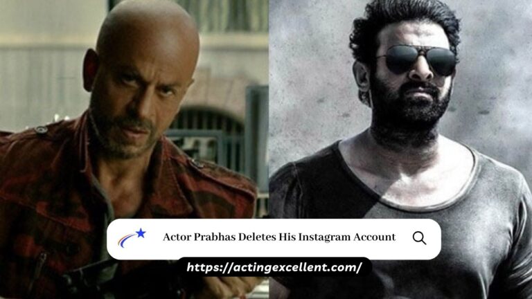 Actor Prabhas Deletes His Instagram Account