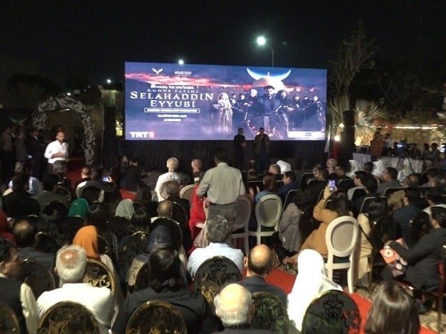 Selahaddin Eyyubi premiere in Karachi