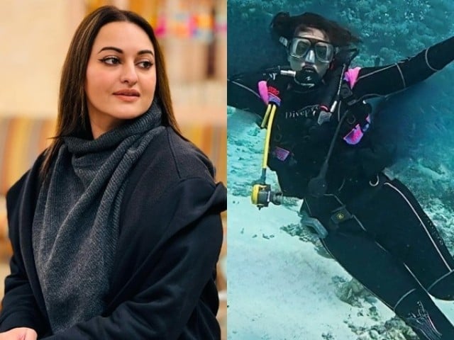 Sonakshi Sinha scuba diving in Egypt, video goes viral