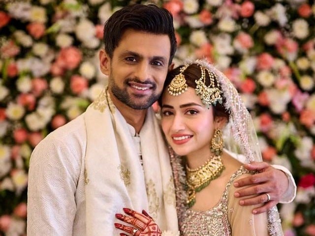 Shoaib Malik married actress Sana Javed for the second time
