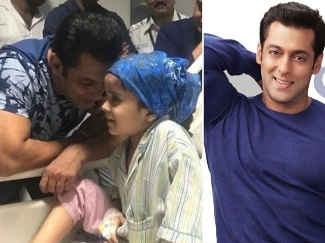 Superstar Salman Khan fulfills the promise of a fan who beat cancer