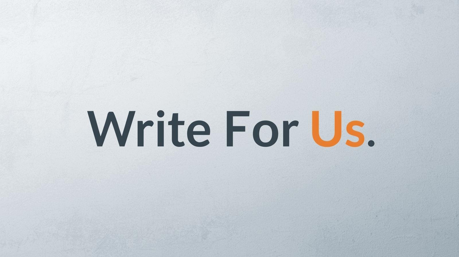 write for us
